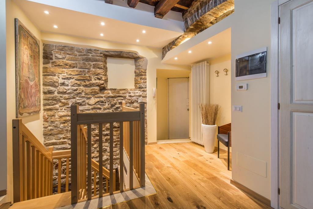 Porta Dipinta House Bergamo Alta Lägenhet Rum bild